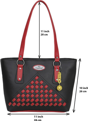 

FD Fashion Shoulder Bag(Black, Red)