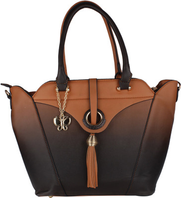 

Butterflies Hand-held Bag(Brown)