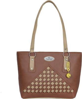 

FD Fashion Shoulder Bag(Tan, Beige), Beige;tan