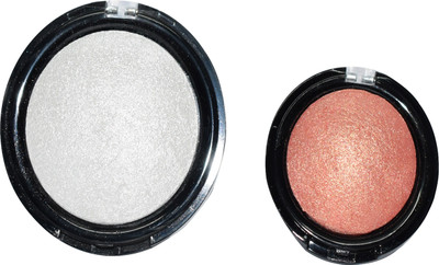 

Platinum Professional Blusher For Woman -35 Highlighter(Pure White, Orange gold Eyeshadow)