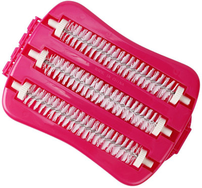 

HOKIPO Plastic Dry Brush(Pink, Pack of 3)