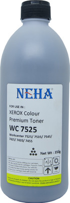 

NEHA BLACK COLOR TONER(350GM) COMPATIBLE FOR XEROX 7525,7530,7535,7545,7556,7425,7435,7455,7345,7335,7325 Single Color Toner(Black)