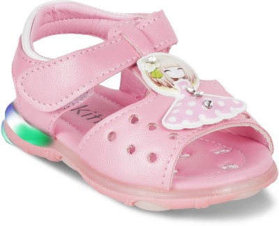 

KITTENS Girls Velcro Flats(Pink