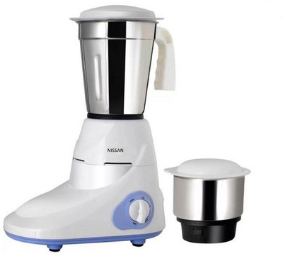 

NISSAN ABC 500 Mixer Grinder(White, Blue, 2 Jars), Blue;white