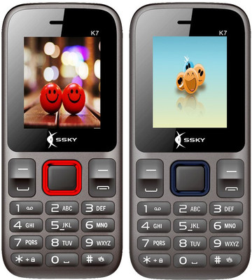 

Ssky K7 Combo of Two Mobiles(Blue&Red)