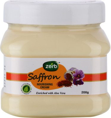 

Zerb Saffron Nourishing Cream Enriched With Aloe Vera Make Your Skin Soft - 200 Gm(200 g)