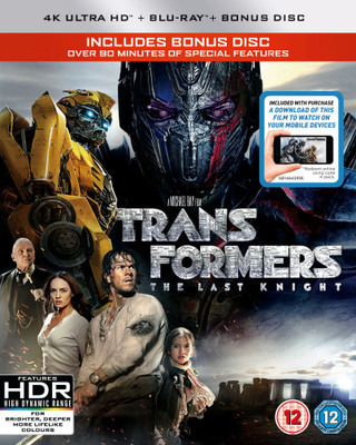

Transformers: The Last Knight 4K Blu-ray region a(4K(UHD) Blu-ray English)
