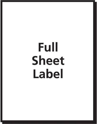 

StarFlames Self Adhesive Paper Label(White)