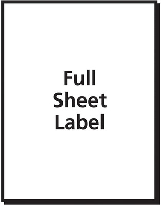 

StarFlames Self Adhesive Paper Label Sheet Paper Label(White)