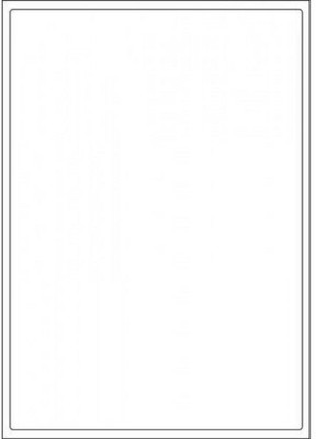 

StarFlames premium Quality Self Adhesive paper Label Sheet | A4 Size Label Sheet | Best For FBA Shipment & F-Assured Shipments | Pack of 100 Sheets Paper Label(White)