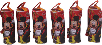 

Disney MICKEY MICKEY Art Polyester Pencil Boxes(Set of 6, Multicolor)