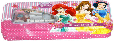 

Online World New Multicolour Cartoon Printed Metal Pencil Box for Kids Disney Art Metal Pencil Box(Set of 1, Multicolor)
