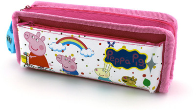 

SHERAGO Pen/Pencil Pouch for Girls & Boys || Best Suitable for School Kids, Travelers and Students || Multipurpose Box/Case with COMBINATION LOCK Water Resistance Art Polyester Pencil Box(Set of 1, Pink)