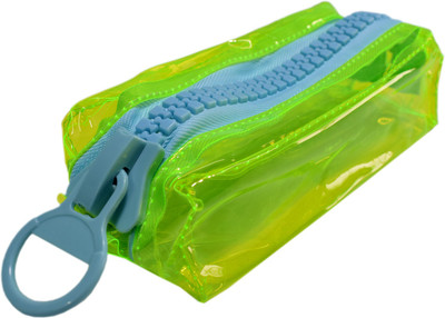 

shophills KIDS 001 PLAIN Art Plastic Pencil Box(Set of 1, Green)