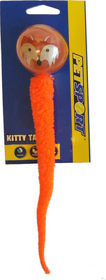 

Pet Brands Kitty Tails , 10 Cm Pack of 2 Plastic Plush Toy For Cat