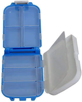 

Gadget Bucket Multi Purpose 8 Shelf Storage Box Useful for Medicine (Random Color) Plastic Pill Box(Multicolor)