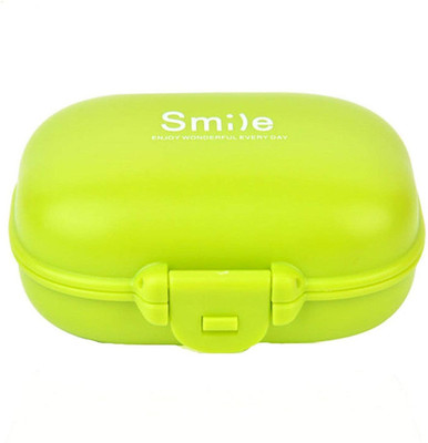 

Lemish 7 Travel jewelry Container Storage Box Mini Smile Pill Box-Multi Color Pill Box(Multicolor)