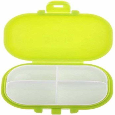 

Gadget Bucket Portable 4-Slot Cute Smile Pill Box Storage Medicine Pill Box(1pc Random Color) Cute Smile Pill Box Pill Box(As Per Availabilty)