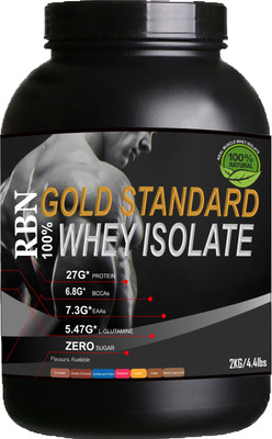 

Ramini Bionutrition RBN GOLD STANDARD 100% WHEY ISOLATE - 2Kg Whey Protein(2 kg, Strawberry)