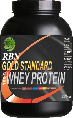 

RAMINI BIONUTRITION RBN GOLD STANDARD 100% WHEY PROTEIN - 2 Kg Whey Protein(3 kg, Cookies & Cream)