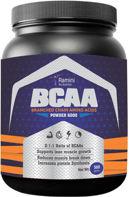

RAMINI BIONUTRITION BRANCHED CHAIN AMINOACIDS (BCAAs) - 500 gms BCAA(500 g, Watermelon)