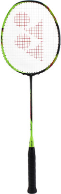 

Yonex Astrox 6 Black, Yellow Strung Badminton Racquet(G4 - 3.25 Inches, 85 g)