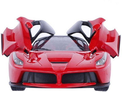 

nvcollections Remote Control Rechargeable Ferrari Max Speed with open door 1:16 5-channel Support(Red)