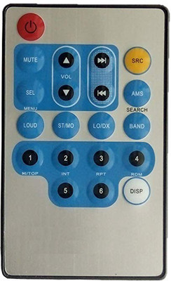 

LipiWorld DAPIC CAR Player Remote Compatible with DAPIC CAR Player USB Remote Remote Controller(Gray)