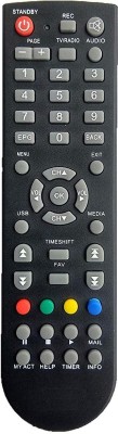 

LipiWorld GTPL-9 Setup Box Remote Control Compatible for GTPL-9 Setup Box Remote Controller(Black)