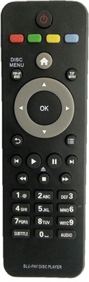LipiWorld DVD Player Remote Compatible with  DVD Remote Philips Blu-Pay Remote Controller(Black)