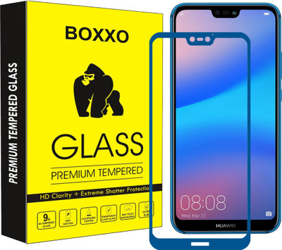 Boxxo Edge To Edge Tempered Glass for Huawei P20 LITE(Pack of 1)