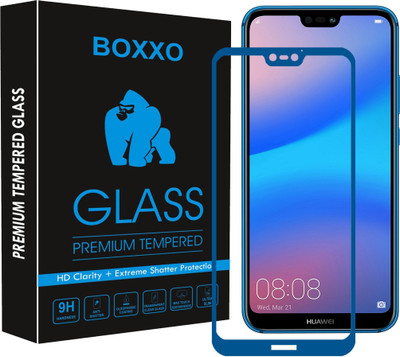 Boxxo Edge To Edge Tempered Glass for Huawei P20 LITE(Pack of 1)