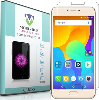 MOBIVIILE Tempered Glass Guard for Micromax Canvas Evok Note(Pack of 1)