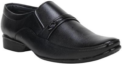 

Wenzel Men's Formal Leather Shoes Slip On For Men(Black