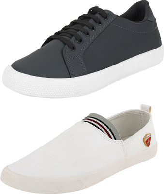 

Trenqs Sneakers For Men(Multicolor, Grey