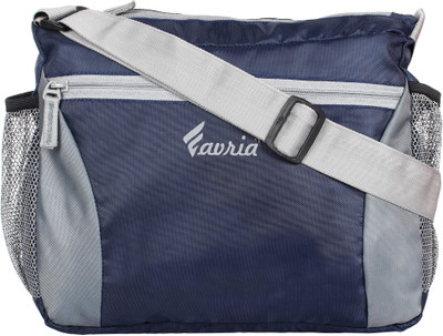 

Favria Men & Women Casual Blue, Grey Polyester Sling Bag