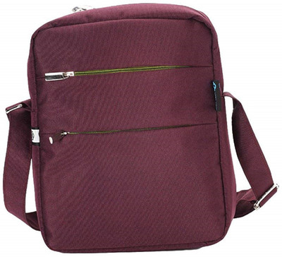 

SOFLEX Men & Women Casual Purple Nylon Sling Bag