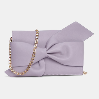 

Miss CL Women Casual Purple Leatherette Sling Bag