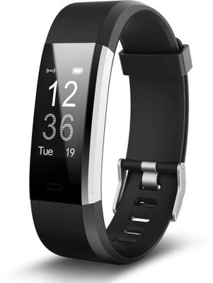 

Deep-Tech ™ Fitness Tracker, ID115 Smart Bluetooth Wristband Pedometer Smart Bracelet Sleep Monitor, Waterproof Activity Smart Watch (Black Strap, Size : Free Size)(Black Strap, Size : Free Size)