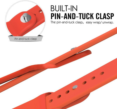 

Cellfather iWatch 38mm Red Smart Watch Strap(Red)