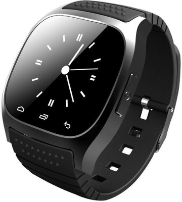 

M A ENTERPRISES Bluetooth R-Watch SMS Anti Lost Smart Watch For Android BLACK Smartwatch(Black Strap free Size)