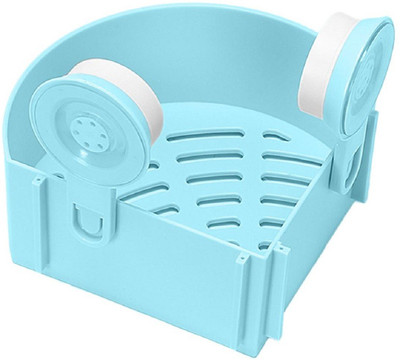 

Vmoni plastic triagle holder New Plastic Interdesign Bathroom Kitchen Storage Organize(Multicolor)