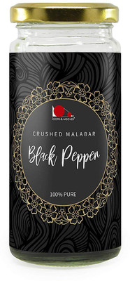 

looms & weaves Crushed Malabar Black Pepper - 100 gm(100 g)