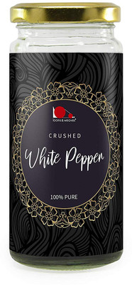 looms & weaves Crushed White Pepper - 100 gm(100 g)