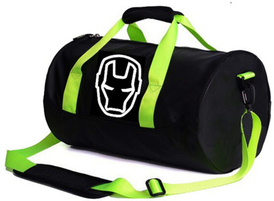 

deconte STYLER O . 2 SPORTS Bag(Black, Kit Bag, Black;florocent yellow