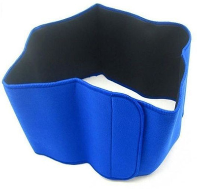 smile4u Waist Trimmer Belt, Waist Toning Belt - Neoprene Material, Stretchable(pack of 2) Abdominal Belt(Blue)
