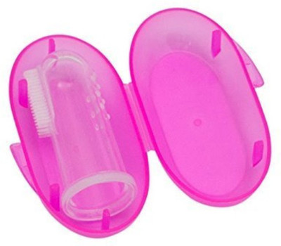 

Poddar Fashion Square Presents Tung Cleaning Hygienic & Flexible New Born Baby Soft Silicon Tounge/Toungue Cleaner/Oral Care Finger Toothbrush for New Born Baby Toung/Tongue (Age 0 Month +) with Free Box Baby Tung Cleaning(Pink)