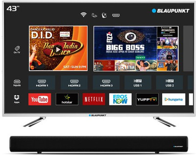 Blaupunkt 43 inch Full HD LED Smart TV is a best LED TV under 50000