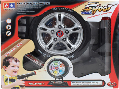

BIG MONKEY TOYS Sharp Shooter Laser Gun for Kids (Multicolor)(Black)