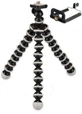 

LIFEMUSIC Flexible Mini Octopus Tripod for Action Cameras, DSLRs and Smartphones(multicolor) Tripod(Multicolor, Supports Up to 1500)